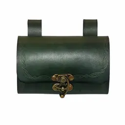 Borsa di pozione magica con 4 bottiglie, verde - Celtic Webmerchant