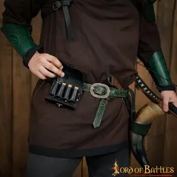 Magic Potion Bag med 4 flaskor, gröna - Celtic Webmerchant