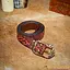 Leather belt Aranel, green - Celtic Webmerchant