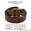 Ceinture en cuir Aranel, rouge - Celtic Webmerchant