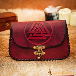 Sac viking avec valknut, vert - Celtic Webmerchant