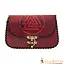 Bolsa vikinga con Valknut, rojo - Celtic Webmerchant