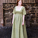 Burgschneider Medeltida klänning Frideswinde grön - Celtic Webmerchant