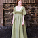 Burgschneider Medieval dress Frideswinde green - Celtic Webmerchant