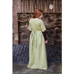 Mittelalterliches Kleid Frideswinde grün - Celtic Webmerchant