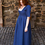 Middeleeuwse jurk Frideswinde blauw - Celtic Webmerchant