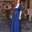 Middeleeuwse jurk Frideswinde blauw - Celtic Webmerchant