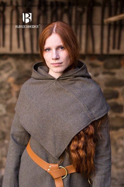 motyw jodełkę chaperon Knud, oliwkowy szary - Celtic Webmerchant