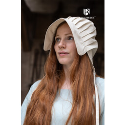 Bonnet médiéval Emma, naturel - Celtic Webmerchant