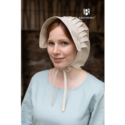 Bonnet médiéval Emma, naturel - Celtic Webmerchant