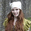 Coiffe (foulard) Viking Marianne, ensemble de 2 (naturel & marron) - Celtic Webmerchant