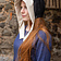 Burgschneider Cape medieval Dagmar, crema negro - Celtic Webmerchant