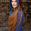 Mittelalterliche Mütze Dagmar, Blue-Burgundy - Celtic Webmerchant