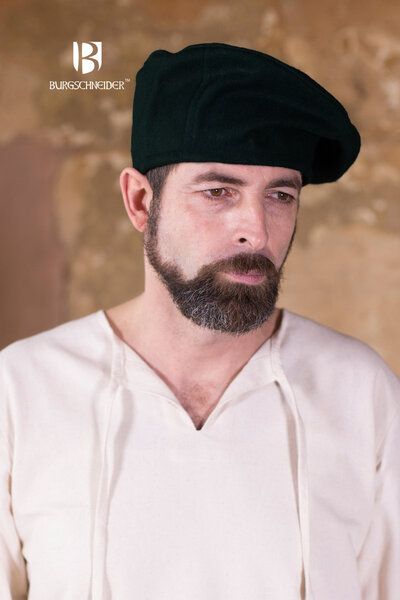 Baret Harald uld, sort - Celtic Webmerchant