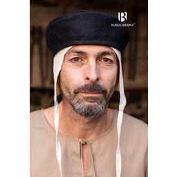 Wool hat Hugo, black - Celtic Webmerchant