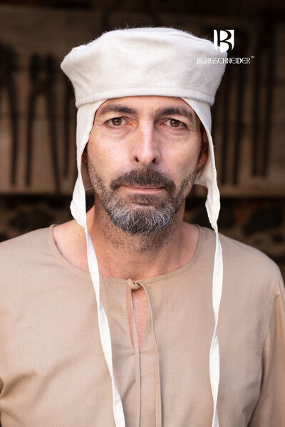 Bonnet en laine Hugo, naturel - Celtic Webmerchant