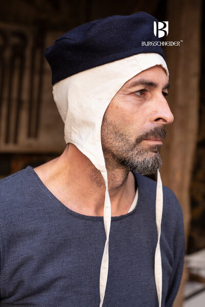 Wool hat Hugo, blue - Celtic Webmerchant