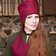 Burgschneider Chapeau de magicien Adis, rouge - Celtic Webmerchant