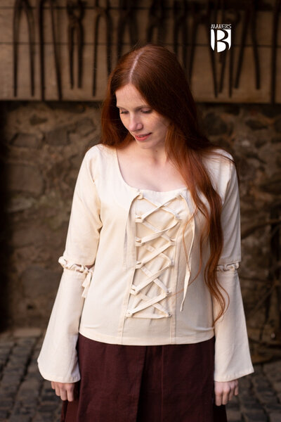 Bluse Ely, naturlig - Celtic Webmerchant