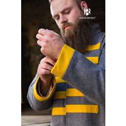 Rusvik Viking coat Bartosz, yellow/grey - Celtic Webmerchant