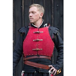 15th century brigandine, red - Celtic Webmerchant