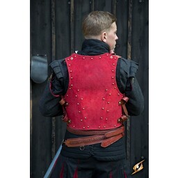 15th century brigandine, red - Celtic Webmerchant