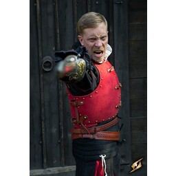 15th century brigandine, red - Celtic Webmerchant