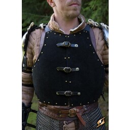 15. århundrede brigandine, sort - Celtic Webmerchant