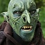 Goblin Mask Green, LARP Mask - Celtic Webmerchant