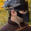 Assassin Hjälm, svart läder, LARP - Celtic Webmerchant