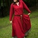 Epic Armoury Podstawowe sukienka, ciemny czerwony / brązowy - Celtic Webmerchant