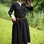 Basic Kleid, schwarz / dunkelrot - Celtic Webmerchant