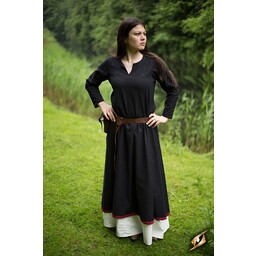 Basis jurk, zwart/donkerrood - Celtic Webmerchant