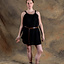 Goddess Dress Artemis, kort, svart - Celtic Webmerchant
