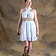 Goddess Dress Persephone, short, white - Celtic Webmerchant