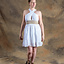 Goddess Dress Persephone, kort, hvid - Celtic Webmerchant