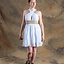 Goddess Dress Persephone, short, white - Celtic Webmerchant