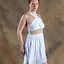 Göttinnenkleid Persephone, kurz, weiß - Celtic Webmerchant