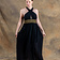 Goddess Dress Persephone, black - Celtic Webmerchant