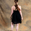 Vestido Diosa Perséfone, corto, negro - Celtic Webmerchant
