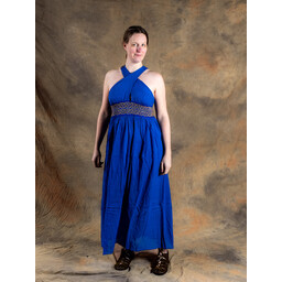 Goddess Dress Persephone, royal blue - Celtic Webmerchant