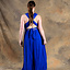Vestido Diosa Afrodita, azul real - Celtic Webmerchant