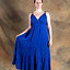 Sukienka Bogini Atena w kolorze królewskiego błękitu - Celtic Webmerchant