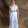 Goddess Dress Gaia, white - Celtic Webmerchant