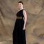 Göttinnenkleid Gaia, schwarz - Celtic Webmerchant
