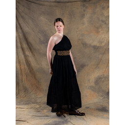 Göttinnenkleid Gaia, schwarz - Celtic Webmerchant