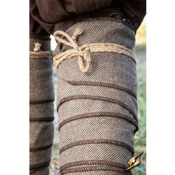 Wikinger Winingas Heringbone Motiv, hellgrau - Celtic Webmerchant