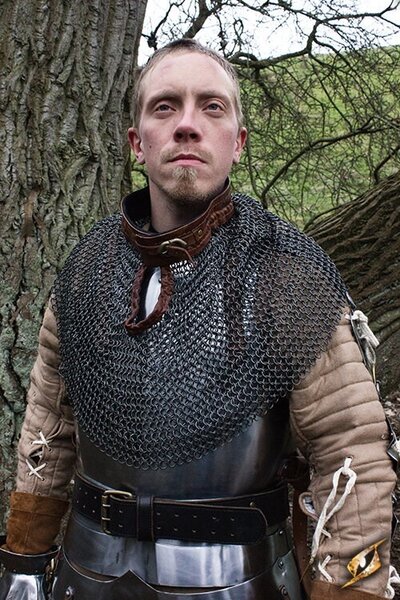 Bishop's mantle, chain mail collar - Celtic Webmerchant