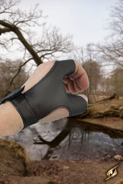 Bow handske højrehåndede bueskytte, sort - Celtic Webmerchant