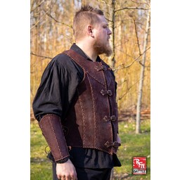 Brigandine avec ceintures, marron - Celtic Webmerchant